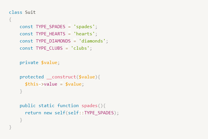 enumerations php